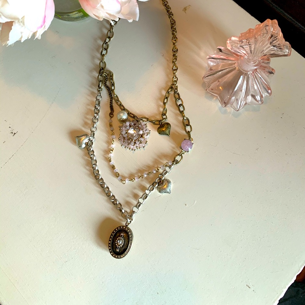 Betsey Johnson locket Necklace
